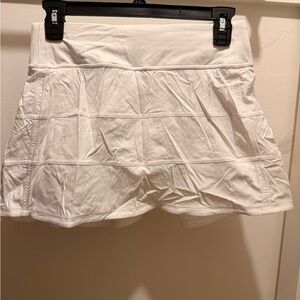Lululemon White Race Rival Athletic Skirt Size 4